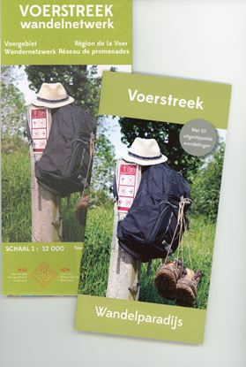 Afbeeldingen van Wandelkaart “Wandelnetwerk Voerstreek” + wandelboekje editie 2023